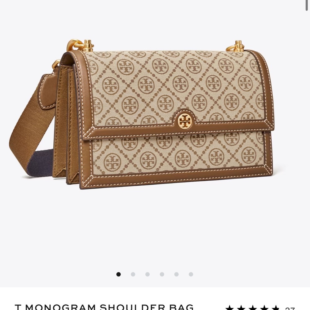 NWT Tory Burch T MONOGRAM SHOULDER BAG - Picture 11 of 12